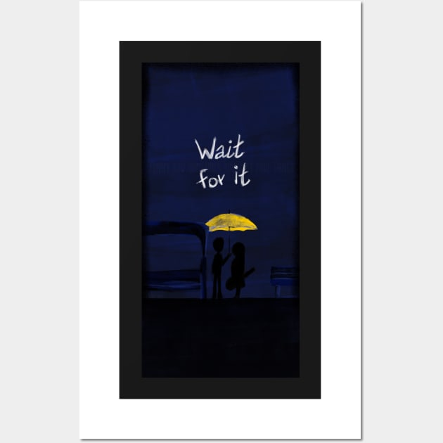 Wait for it, right place, right time Wall Art by Uwaki